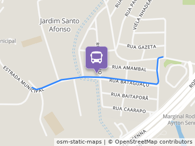 Mapa da parada