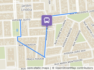 Mapa da parada