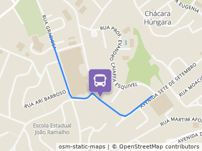 Mapa da parada