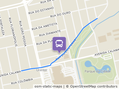 Mapa da parada