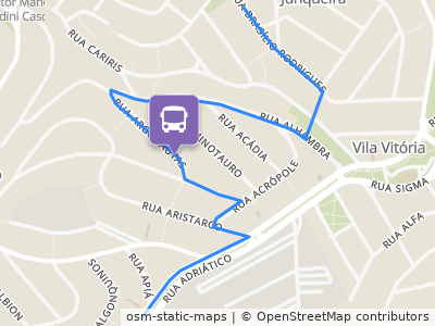 Mapa da parada