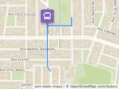 Mapa da parada