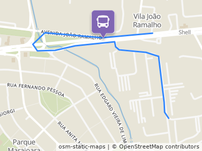 Mapa da parada