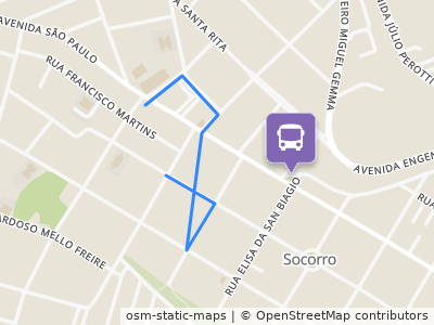 Mapa da parada