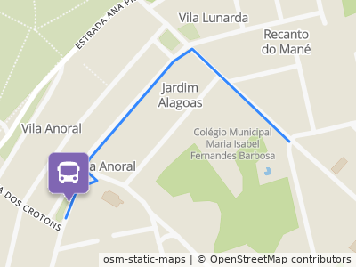 Mapa da parada