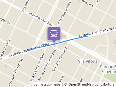 Mapa da parada