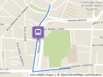 Mapa da parada