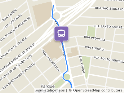 Mapa da parada