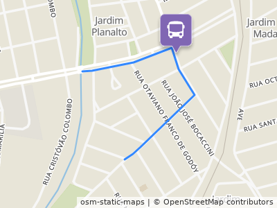 Mapa da parada