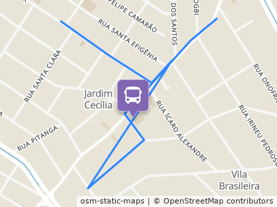 Mapa da parada