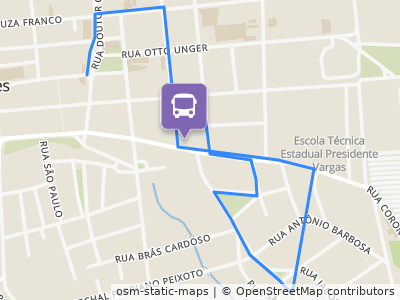 Mapa da parada