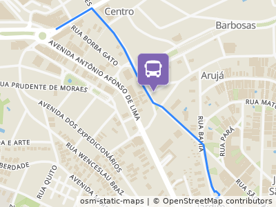 Mapa da parada