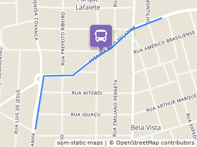 Mapa da parada