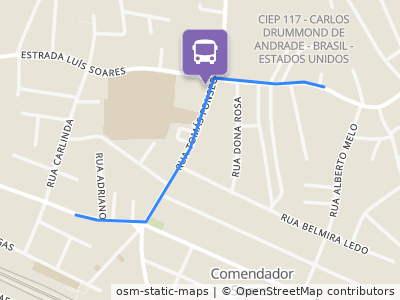 Mapa da parada