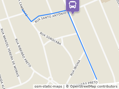Mapa da parada