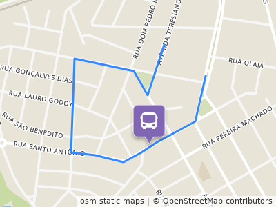 Mapa da parada