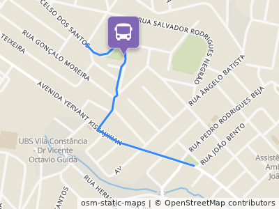 Mapa da parada