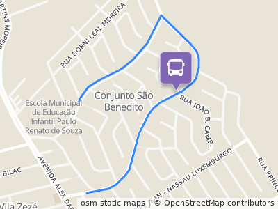 Mapa da parada