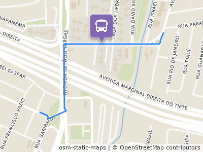 Mapa da parada