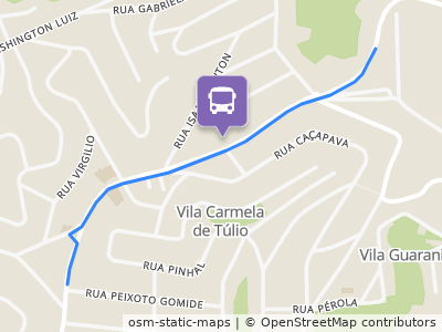 Mapa da parada