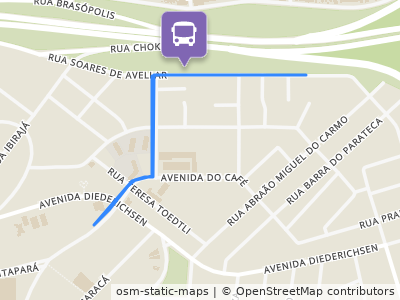 Mapa da parada