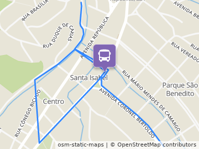 Mapa da parada
