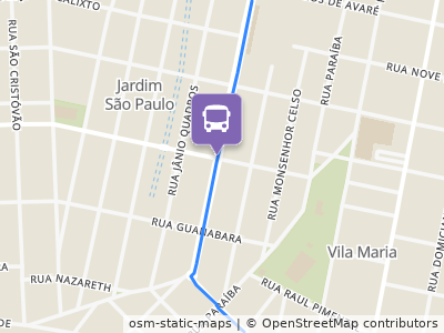 Mapa da parada