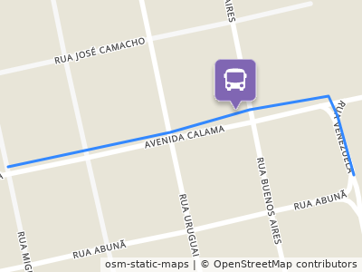 Mapa da parada