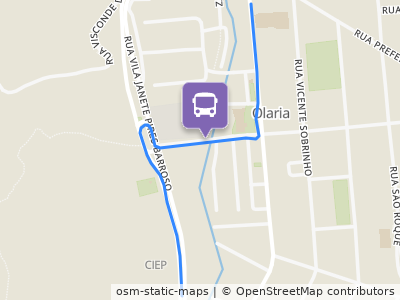 Mapa da parada