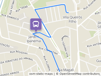 Mapa da parada