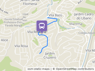 Mapa da parada