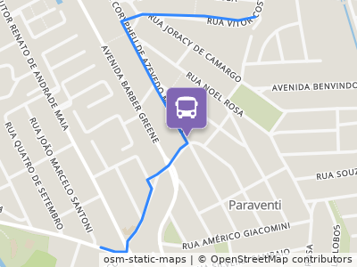 Mapa da parada