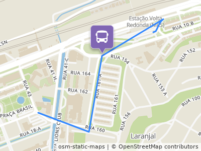 Mapa da parada