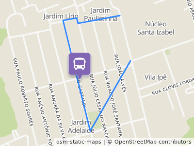 Mapa da parada