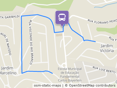 Mapa da parada