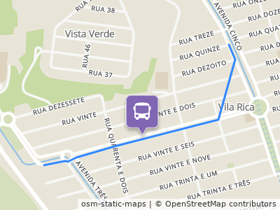 Mapa da parada
