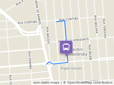 Mapa da parada