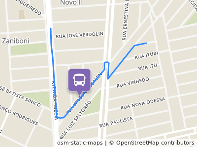 Mapa da parada