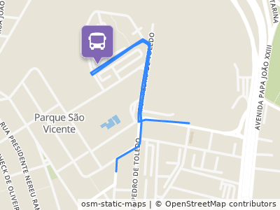Mapa da parada
