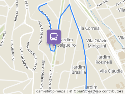 Mapa da parada