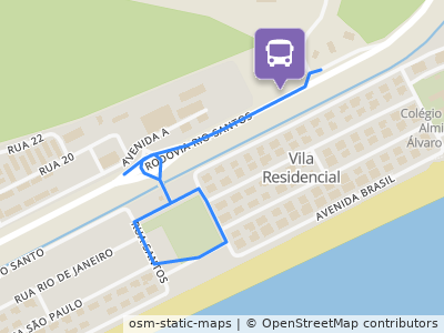 Mapa da parada