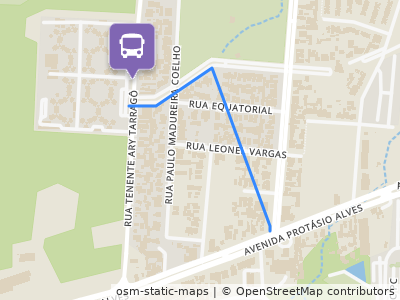 Mapa da parada