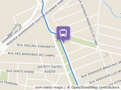 Mapa da parada