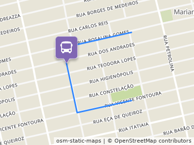Mapa da parada