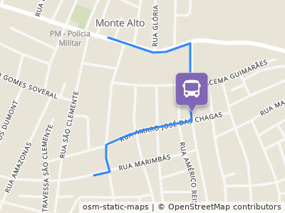 Mapa da parada