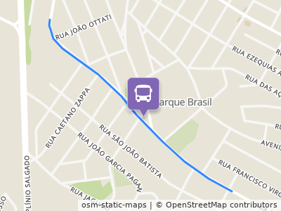 Mapa da parada