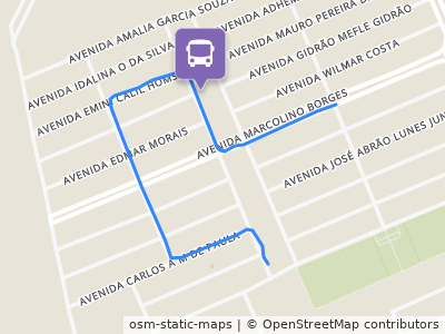 Mapa da parada