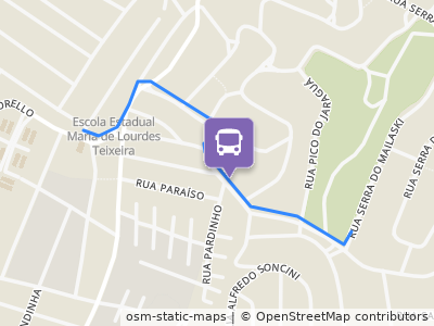 Mapa da parada