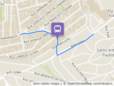 Mapa da parada