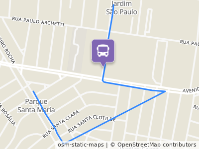 Mapa da parada